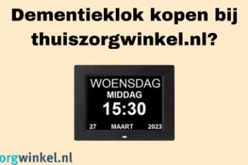 dementieklok thuiszorgwinkel