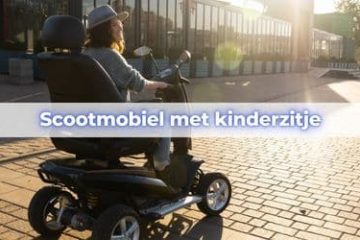 scootmobiel met kinderzitje